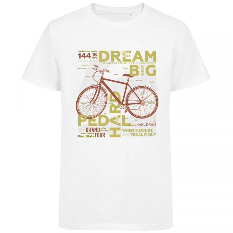 Футболка Bicycle, белая