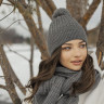 Шарф Comfort Up, серый меланж