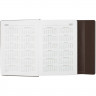 Ежедневник Flap, ver.2, недатированный, коричневый