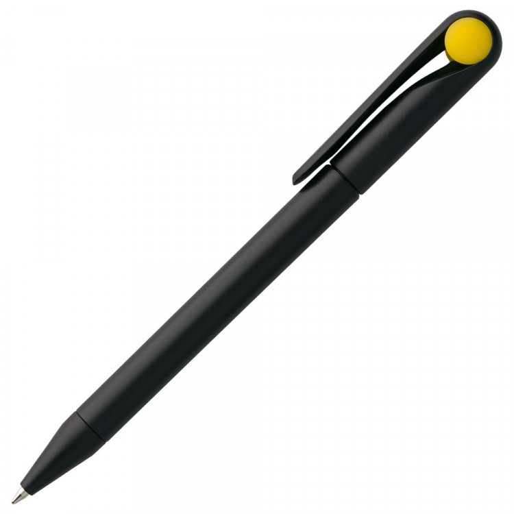 Ручка шариковая Prodir DS1 TMM Dot, черная с желтым