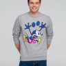 Свитшот A-A-A!!! Mickey, серый меланж