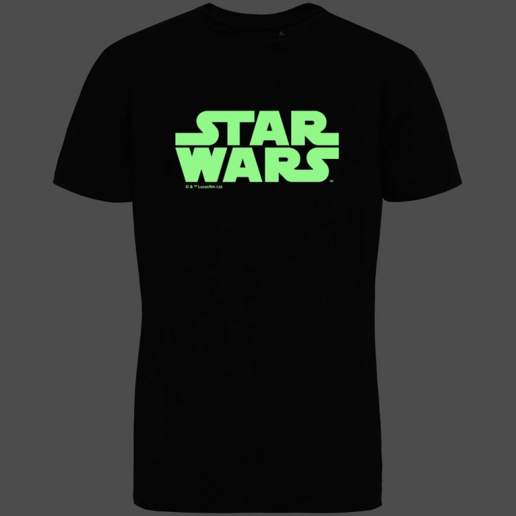 Футболка Star Wars Glow со светящимся принтом, черная