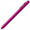 Ручка шариковая Slider Silver, розовый металлик (фуксия)