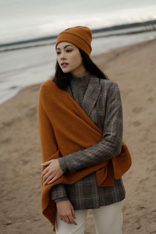 Косынка Greta, темно-синяя