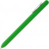 Ручка шариковая Slider Soft Touch, зеленая с белым