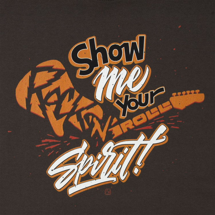 Футболка Show Me Your Rock'n'roll Spirit, темно-серая