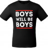 Футболка Boys Will Be Boys, черная
