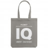 Холщовая сумка «Размер IQ», серая