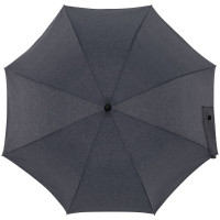 Зонт-трость rainVestment, темно-синий меланж