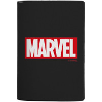 Обложка для паспорта Marvel, черная