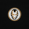 Худи оверсайз с вышивкой Tony Stark, черное