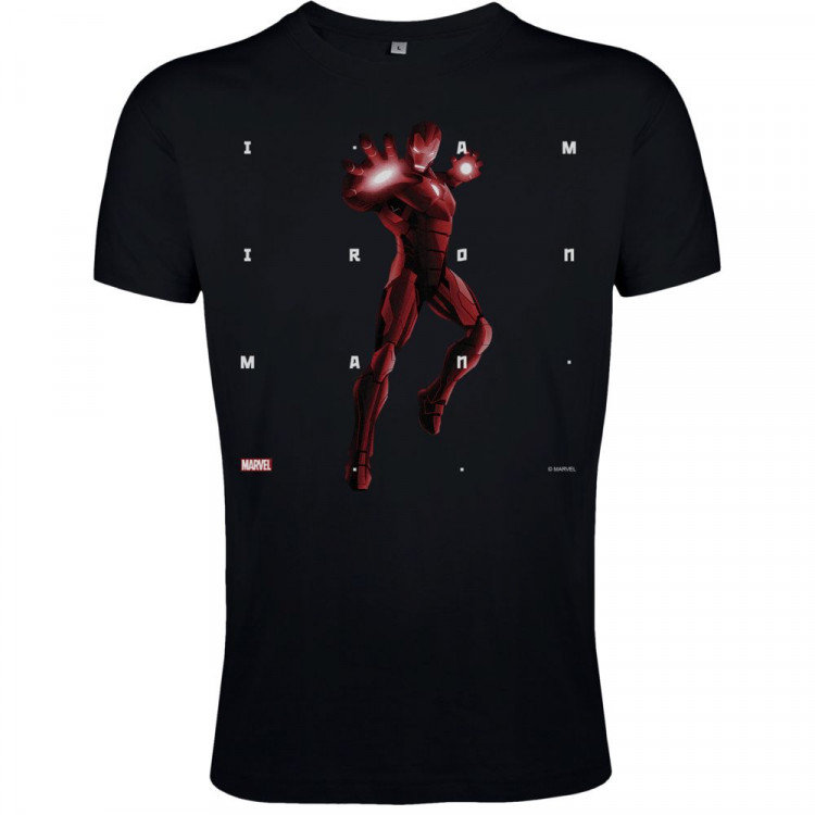 Футболка Iron Man Retro, черная