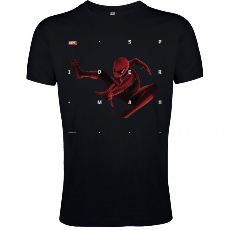 Футболка Spider-Man Retro, черная
