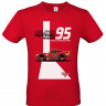 Футболка McQueen 95, красная