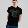 Футболка 3D Mickey Mouse, черная