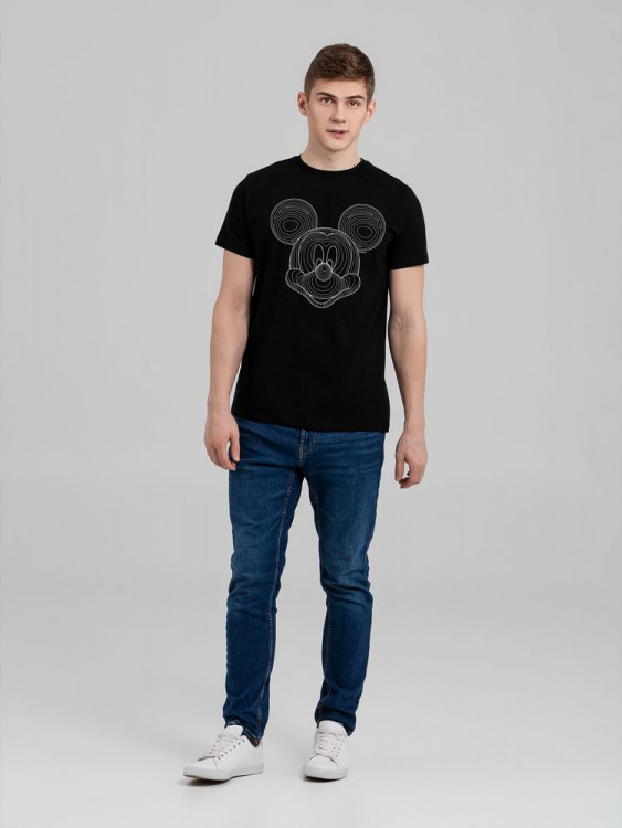 Футболка 3D Mickey Mouse, черная