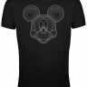 Футболка 3D Mickey Mouse, черная