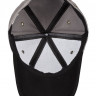 Бейсболка Unit Trendy, серая с черным