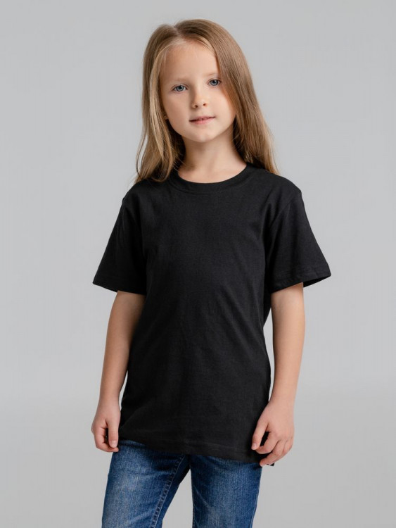 Футболка детская T-bolka Fit Kids, черная