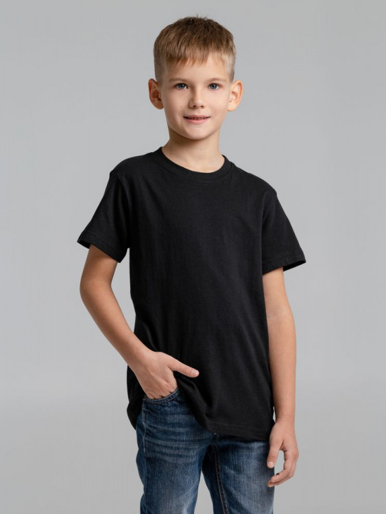 Футболка детская T-bolka Fit Kids, черная