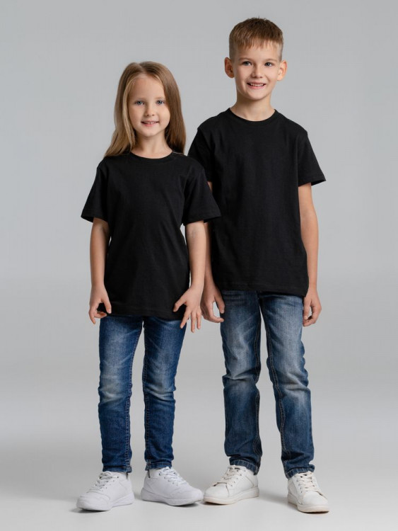 Футболка детская T-bolka Fit Kids, черная
