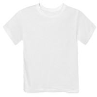 Футболка детская T-bolka Fit Kids, белая