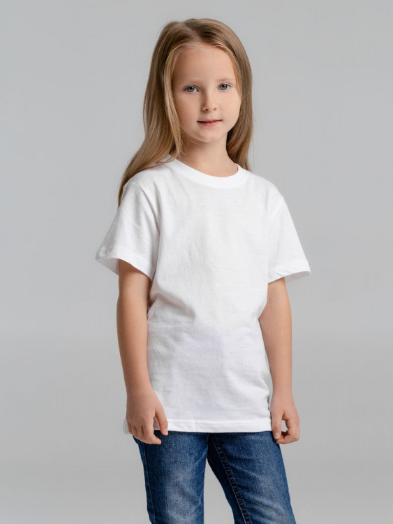 Футболка детская T-bolka Fit Kids, белая