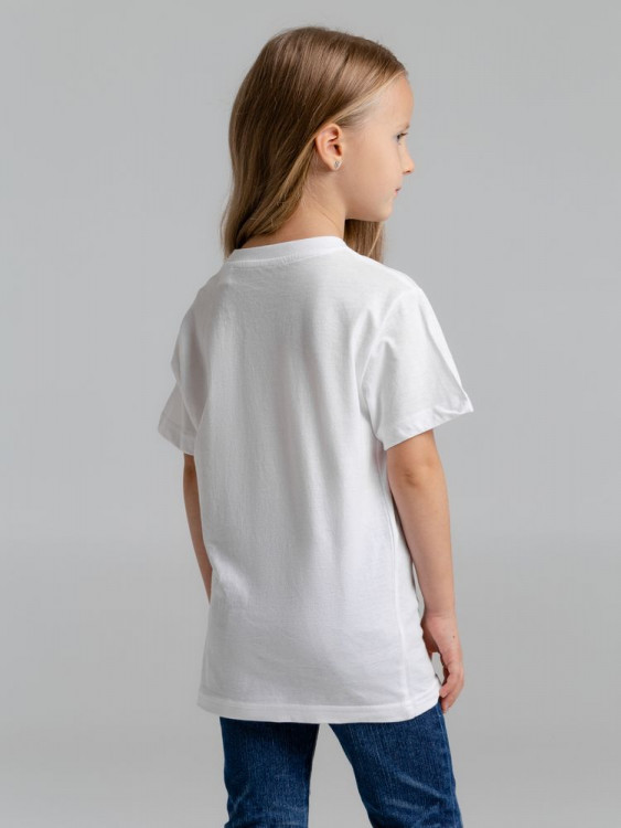Футболка детская T-bolka Fit Kids, белая