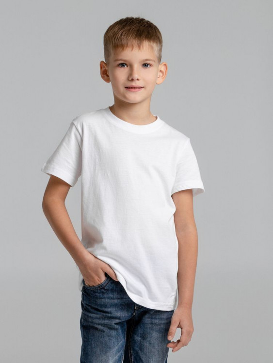 Футболка детская T-bolka Fit Kids, белая